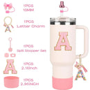 Ljojo 10pcs Tumbler Accessories Set: Straw, Cover, Cap, Boot, Stopper, Keychain, Sticker
