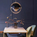 Ljojo Danish Deformed Ball Pendant Light Chandelier for Bedroom Kitchen Living Room Dining Area