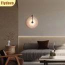 Ljojo Marble Circle Wall Lamp for Home Decor & Lighting Fixtures