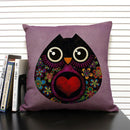 Ljojo Mermaid Linen Cushion Cover for Living Room Sofa Decoration