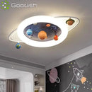 Nordic LED Astronaut Space Chandelier Creative Lamp for Living Room by Ljojo