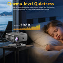 Ljojo™ 4K Android12 Mini Projector 64G Full HD 1080P WiFi6 Home Theater 3D Autofocus