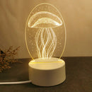 Ljojo Love 3D Acrylic LED Night Light Table Lamp