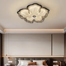 Ljojo Modern Light Luxury Bedroom Ceiling Light Designer Master Bedroom Lamp Black Gold Glass Metal