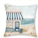 Beach Chic Throw Pillow Cover Set for Home Decor by Ljojo