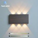 Ljojo LED Wall Lamp with Touch Control & Three Colors