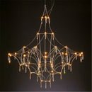 LED Crystal Chandelier: Romantic Starry Living Room Lighting by Ljojo