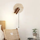 Huangdong Stone Bedroom Wall Lamp: Retro Silent Wind Study Wall Fixture by Ljojo