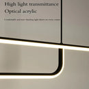 Ljojo LED Strip Pendant Light Dimmable Modern for Living Room Dining Table Bar Counter