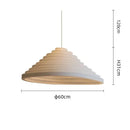 Wabi-sabi Resin Hanging Chandelier Lamp Modern Irregular Pendant Light by Ljojo