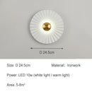 Ljojo Modern Led Wall Light Nordic Creative Color Living Room Iron Wall Lamp
