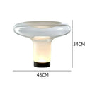 French Cream Style Jellyfish Glass Mushroom Table Lamp Creative LED Modern Home Decoration Ljojo