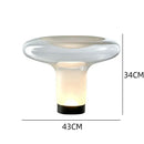 French Cream Style Jellyfish Glass Mushroom Table Lamp Creative LED Modern Home Decoration Ljojo