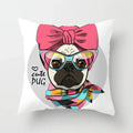 Cute Pug Bulldog Pillowcase for Living Room Decor - Ljojo Home Decor