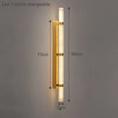 Ljojo Modern Long Strip Mesh Wall Lights LED Fixtures for Home Decor in Bedroom