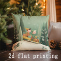 Christmas-themed Joyful Designs Cushion Covers for Sofa, Bedroom & Car by Ljojo