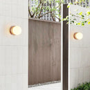 Ljojo Nordic Style Stone Wall Lamp Garden Sconce Light Fixture for Exterior Balcony Decoration