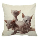 Cute Ljojo Sphinx Cat Cushion Cover 45X45cm - Home Sofa Decoration Pillowcase
