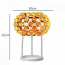 Ljojo Acrylic Pendant Light Fixture Foscarini Caboche Dia35/50/65cm Clear Gold Hanging Lamp