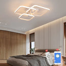 LODOOO Modern Led Chandelier for Living Room Bedroom Black Acrylic Aluminum Kitchen Ceiling Chandeliers AC85-265 by Ljojo