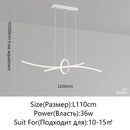 Ljojo LED Dining Room Pendant Lights - Modern Chandelier Lighting for Home Décor