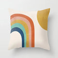 Ljojo Mid Century Geometry Abstract Pillow Case for Home Sofa Decor