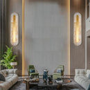 Ljojo Luxury Copper Wall Lamps for Living Room Staircase Corridor Marble Wall Lighting