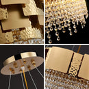 Crystal Chandelier Living Room Minimalist Designer Lamps by Ljojo