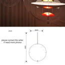 Ljojo Glass Globe Pendant Lamp Planet Chandelier Hanging Light - Modern Minimalist Lighting Fixture