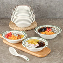 Ljojo Melamine Dessert Bowl Set – Kitchen Tableware for Ramen, Rice, and Sugar