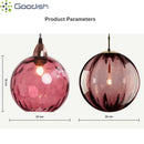Nordic LED Pendant Lights Glass Stone Bubbles Chandeliers for Living Room by Ljojo