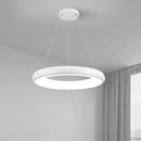 LED Ring Pendant Light Modern Iron Hanging Lamp Bedroom Dining Lighting - Ljojo