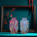 Ljojo™ Gold Painted Enamel Porcelain Vase - Home Office Decor Craft Item
