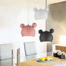 Nordic Chandelier Single Head Macaron Mickey Kids Bedroom Light by Ljojo