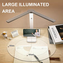 Ljojo LED Desk Lamp 3 Levels Dimmable Touch Table Lighting Foldable Eye Protection