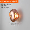 Nordic Minimal Art LED Wall Pendant Lights for Corridor Background Cafe Lobby by Ljojo