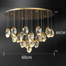 Ljojo Luxury Crystal Chandelier for Living Room, Dining, and Bedroom