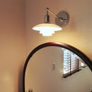 Ljojo LED Glass Wall Lamp - Nordic Design Bedroom Lighting - Replaceable Bulb