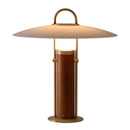 Ljojo Luxury Wood Glass Bedside Lamp with Dimmable Reading Light