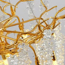 Gold Branch Tassel Crystal LED Pendant Light Modern Luxury Dining Room Living Room Fixture by Ljojo