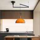 Brown Acrylic Pendant Lamp LED Chandelier for Bedroom Dining Room by Ljojo