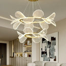 LED Flower Chandelier Luxury Pendant Lamp for Living Room Dining Kitchen Decor by Ljojo