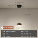 Modern LED Wood Glass Pendant Light for Bedroom, Restaurant, Bar - Ljojo
