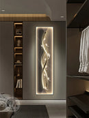 Ljojo Modern Abstract Wall Lamp with Remote Control for Living Room Bedroom