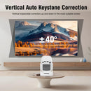 Ljojo™ 4K Native Android 11 Projector Auto Focus Dual Wifi Voice Assistant Built Speaker
