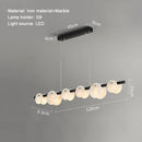 Marble LED Pendant Light: Minimalist Nordic Chandelier by Ljojo