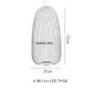 Foscarini Spokes 1/2 Suspension Pendant Light: Elegant White Birdcage Lamp for Dining Room