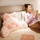 Ljojo Meow Cushion Bedhead Backrest Pillow - Large Bedroom Backrest Cushion