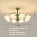 Ljojo French Pendant Light: Nordic Flower Led Lighting Fixture for Home Decoration