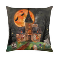 Halloween Cat & Pumpkin Pillow Covers by Ljojo for Sofa, Bedroom, Car